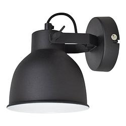 Foto van Urban interiors - industrial wandlamp - zwart