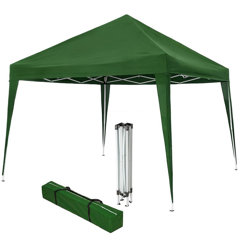 Foto van Tectake® -tuinpaviljoen linosa opvouwbaar 3x3m - groen