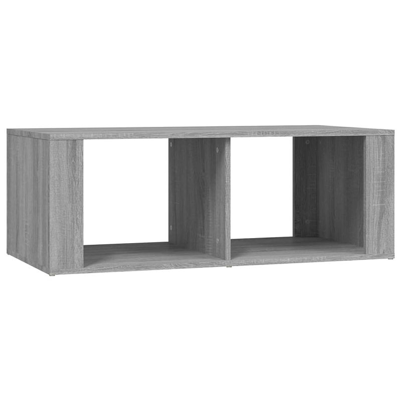 Foto van The living store moderne salontafel - grijs sonoma eiken - 100 x 50 x 36 cm