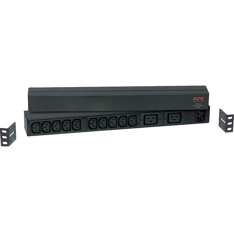 Foto van Apc by schneider electric rack pdu basic 1u 16a 230v ap9559 rack-stroomverdeler