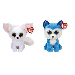 Foto van Ty - knuffel - beanie boo's - phoenix fox & prince husky