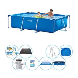 Foto van Intex frame pool rechthoekig 260x160x65 cm - zwembad super deal