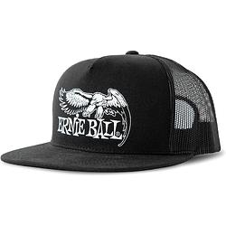 Foto van Ernie ball 4158 eagle logo hat black trucker cap met logo