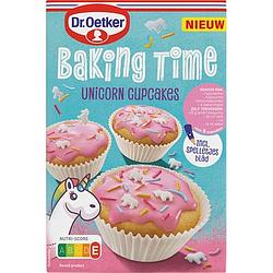 Foto van Dr. oetker baking time unicorn cupcakes bakmix 242 g bij jumbo