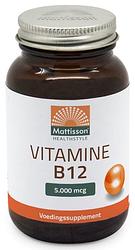 Foto van Mattisson healthstyle vitamine b12 5000mcg zuigtabletten