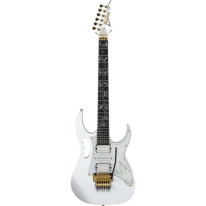 Foto van Ibanez steve vai signature premium jem7vp-wh white