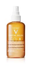 Foto van Vichy capital soleil zonbeschermend water bruine teint spf50
