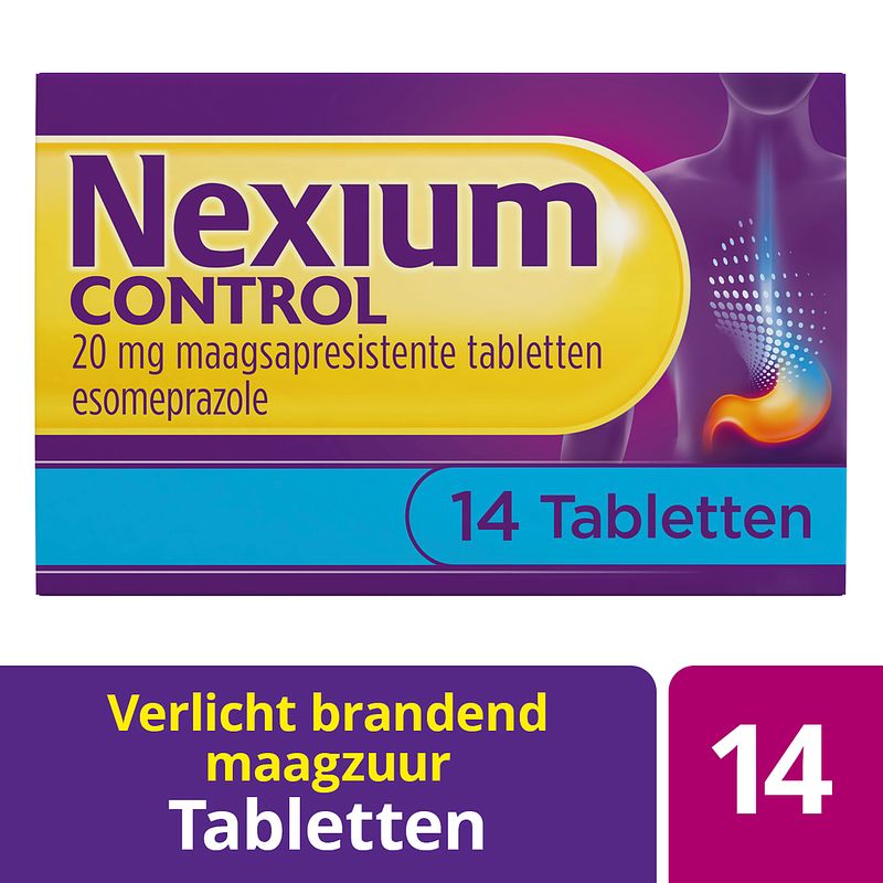 Foto van Nexium control tabletten - voor brandend maagzuur