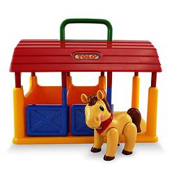 Foto van Tolo toys tolo first friends speelgoed stal met paard
