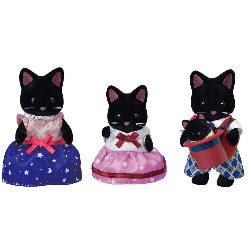 Foto van Sylvanian families familie nacht kat - 5530