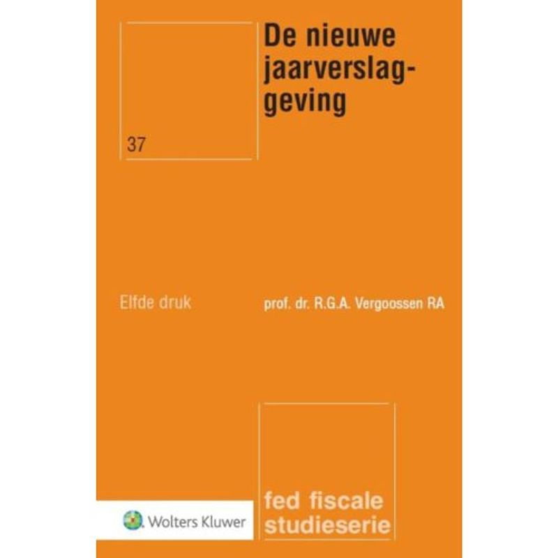 Foto van De nieuwe jaarverslaggeving - fed fiscale