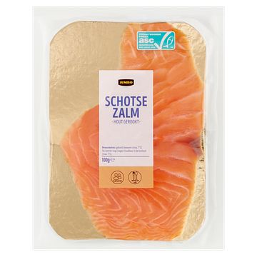 Foto van Jumbo schotse zalm hout gerookt 100g