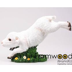Foto van Farmwood animals - lam springend 38x16x25.5 cm