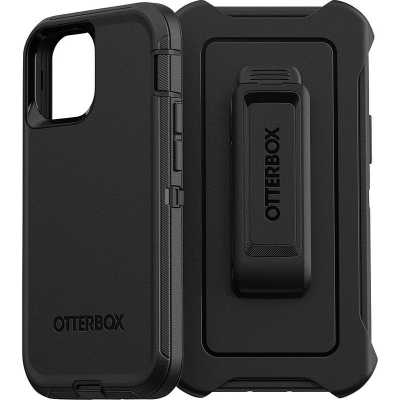 Foto van Otterbox defender propack backcover apple iphone 13 mini, iphone 12 mini zwart