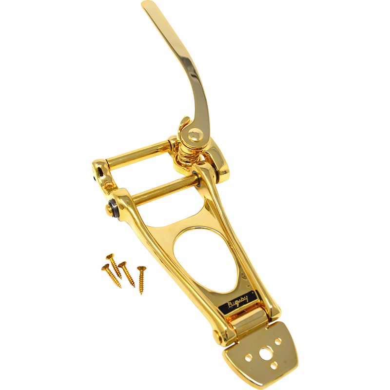 Foto van Bigsby b12g gold vibrato staartstuk