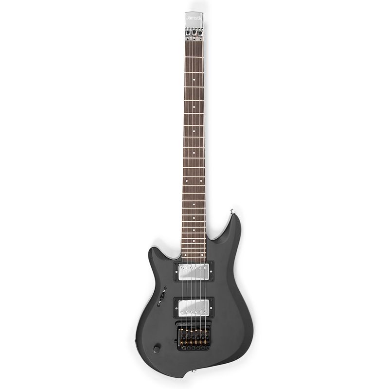 Foto van Zivix jamstik studio midi guitar matte black linkshandige elektrische gitaar met gigbag