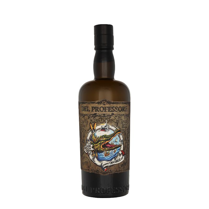 Foto van Del professore authentic crocodile gin 70cl