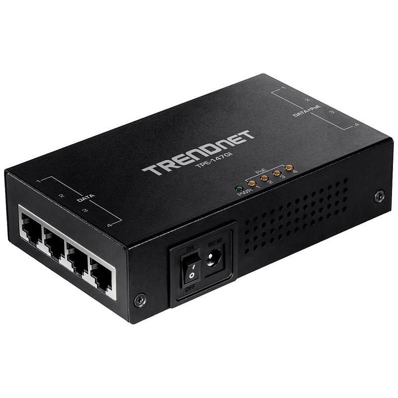 Foto van Trendnet tpe-147gi poe-injector 10 / 100 / 1000 mbit/s ieee 802.3at (25.5 w)