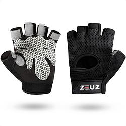 Foto van Zeuz® sport & fitness handschoenen dames & heren - krachttraining - crossfit training - gloves voor meer grip