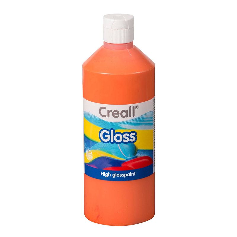 Foto van Creall gloss glansverf oranje, 500ml