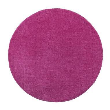 Foto van Vloerkleed colours - fuchsia - ø68 cm - leen bakker