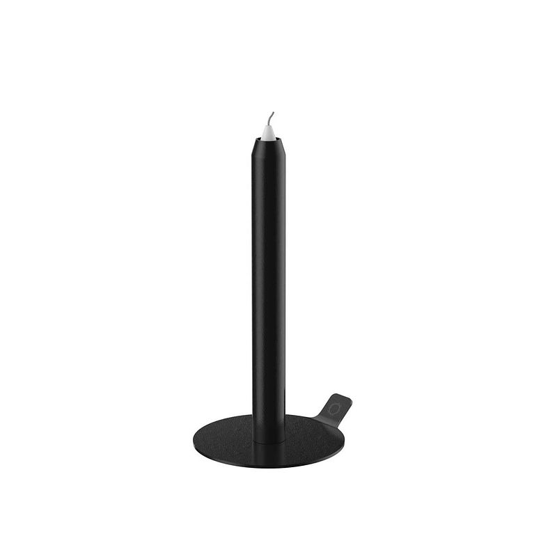Foto van Lunedot unieke kaarsenstandaard inclusief 3 kaarsen - kaarsenhouder - kaarsen kandelaar - zwart