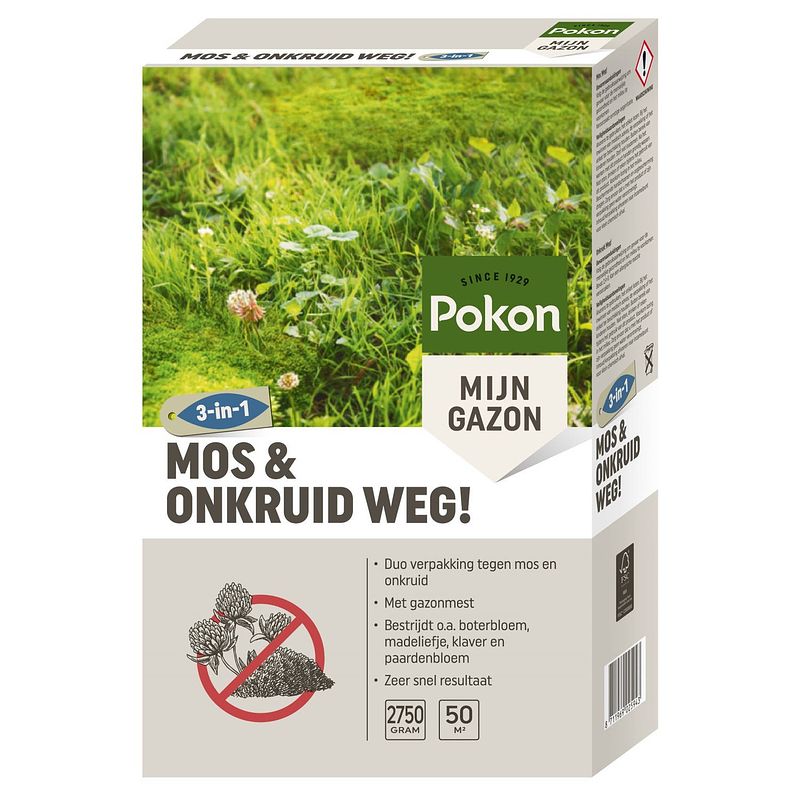 Foto van Mos & onkruid weg! (3-in-1) 2750gr