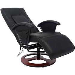 Foto van The living store shiatsu massagestoel - elektrisch - ergonomisch ontworpen - dik gevoerd - 14 massagepunten -