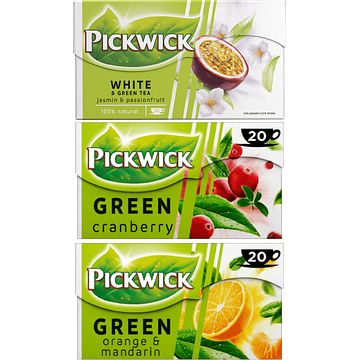 Foto van Pickwick groene thee 3 x 20 stuks bij jumbo