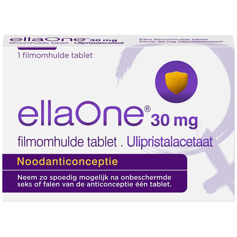 Foto van Ellaone noodanticonceptie tablet