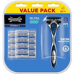 Foto van Hydro 5 skin protection scheermes met vervangbare mesjes voor mannen 1pc + 13pc navullingen