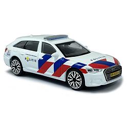 Foto van Modelauto audi a6 politie nederland 2019 schaal 1:43/11 x 4 x 3 cm - speelgoed auto's