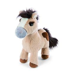 Foto van Nici mystery hearts pony/paard loretta pluche knuffel - beige - 25 cm - knuffeldier