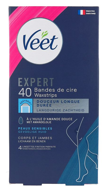 Foto van Veet expert koude waxstrips benen & lichaam gevoelige huid