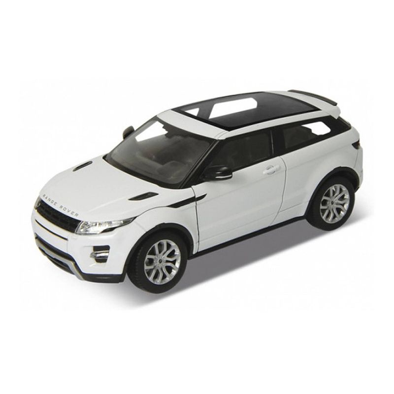 Foto van Modelauto land rover range rover evoque wit schaal 1:24/18 x 8 x 6 cm - speelgoed auto's