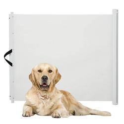 Foto van Oprolbaar traphekje - veiligheidshekje - geschikt voor trappen en deuropeningen - hondenhek - kinderveiligheid 115 cm...