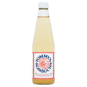 Foto van Tommy's kombucha ginger & lemon 33cl bij jumbo