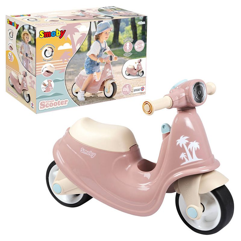 Foto van Scooter loopfiets - roze