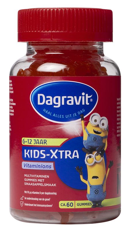 Foto van Dagravit kids xtra vitaminions multivitaminen gummies