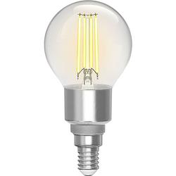 Foto van Led lamp - filament - smart led - aigi delano - bulb g45 - 4.5w - e14 fitting - slimme led - wifi led + bluetooth -