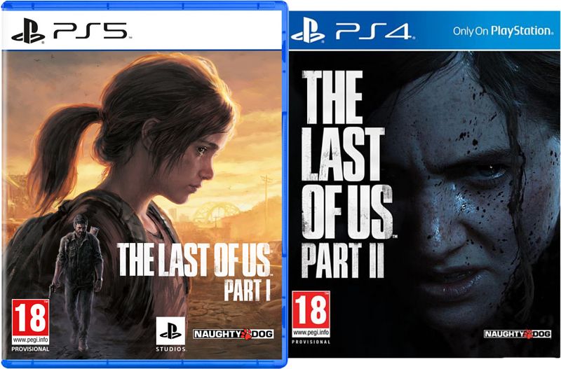 Foto van The last of us part 1 ps5 + the last of us part ii ps4