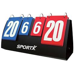 Foto van Sportx scorebord met knoopsluiting