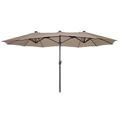 Foto van Sens-line - marbella parasol taupe 270x450 cm - grijs