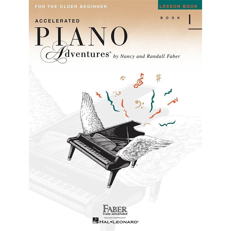 Foto van Hal leonard piano adventures for the older beginner lesson bk1 pianoboek