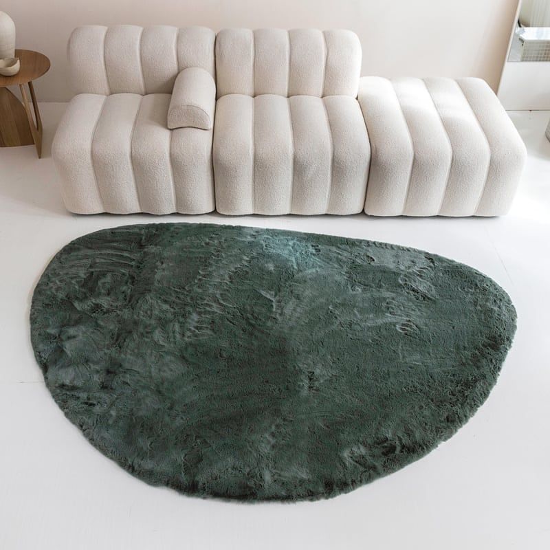 Foto van Vloerkleed comfy stone mos groen - grandstone - 80x115 cm - dekbed-discounter.nl