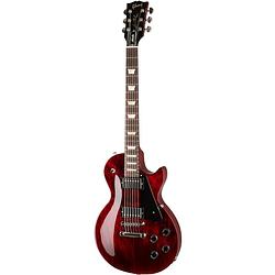 Foto van Gibson modern collection les paul studio wine red elektrische gitaar met soft shell case
