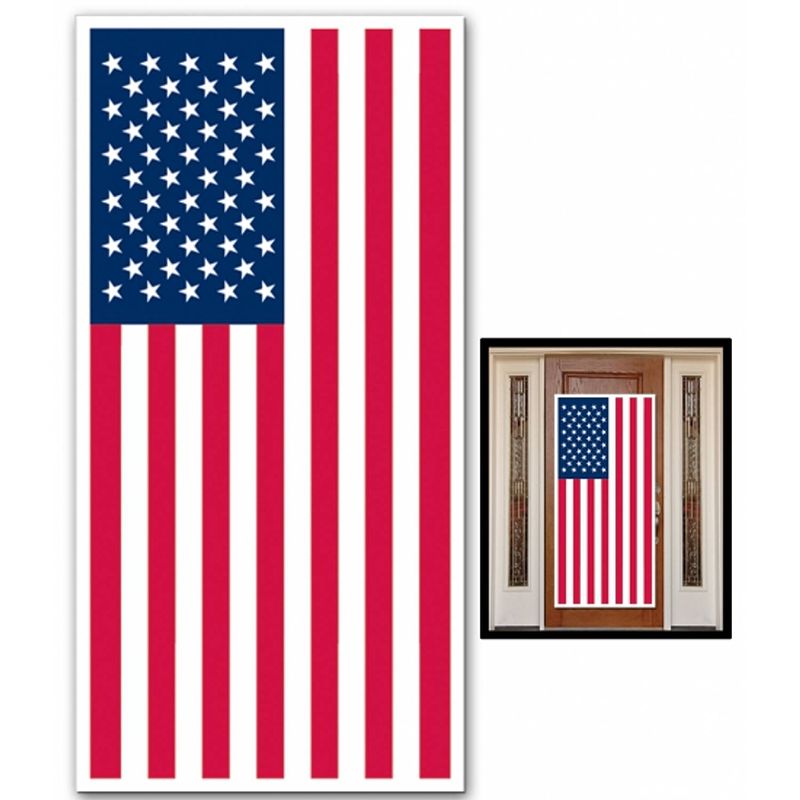 Foto van Grote deurposter vlag usa - feestposters