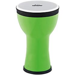 Foto van Nino percussion nino-emdj-ga elements mini djembe 6 inch groen