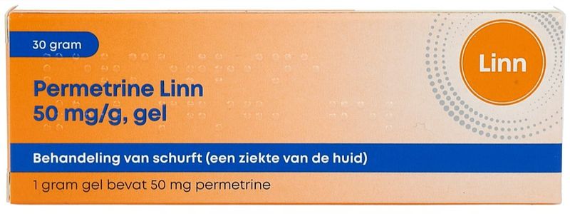 Foto van Linn permetrine 50 mg/g gel