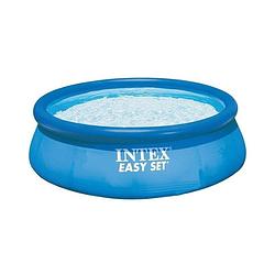 Foto van Intex opblaaszwembad easy pool set 366 x 76 cm blauw